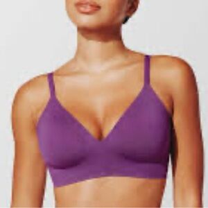 ThirdLove Purple Wireless Bra with Adjustable Straps and Seamless Design